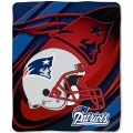 New England Patriots NFL Micro Raschel Blanket 50" x 60"