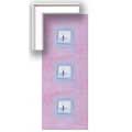 Tulips In Lilac - Contemporary mount print with beveled edge
