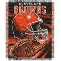 Cleveland Browns NFL "Spiral" 48" x 60" Triple Woven Jacquard Throw