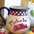 Mississippi Ole Miss Rebels NCAA College 14" Gameday Ceramic Chip and Dip Platter