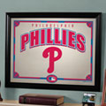 Philadelphia Phillies MLB Framed Glass Mirror