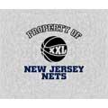 New Jersey Nets 58" x 48" "Property Of" Blanket / Throw
