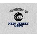New Jersey Nets 58" x 48" "Property Of" Blanket / Throw
