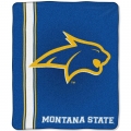 Montana State Bobcats College "Jersey" 50" x 60" Raschel Throw
