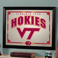 Virginia Tech Hokies NCAA College Framed Glass Mirror
