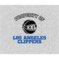 Los Angeles Clippers 58" x 48" "Property Of" Blanket / Throw