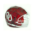 NCAA Oklahoma Sooners Stained Glass Football Helmet Lamp