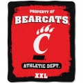 Cincinnati Bearcats College "Property of" 50" x 60" Micro Raschel Throw