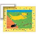 Play Time - Contemporary mount print with beveled edge