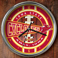 Iowa State Cyclones NCAA College 12" Chrome Wall Clock