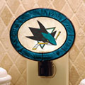 San Jose Sharks NHL Art Glass Nightlight