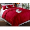 Washington State Cougars College Twin Chenille Embroidered Comforter Set with 2 Shams 64" x 86"