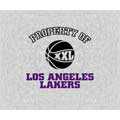 Los Angeles Lakers 58" x 48" "Property Of" Blanket / Throw