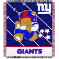 New York Giants NFL Baby 36" x 46" Triple Woven Jacquard Throw