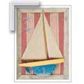 Starfish Sails I - Contemporary mount print with beveled edge