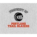 Portland Trailblazers 58" x 48" "Property Of" Blanket / Throw