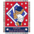 Texas Rangers MLB Baby 36"x 46" Triple Woven Jacquard Throw