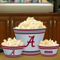 Alabama Crimson Tide NCAA College Melamine 3 Bowl Serving Set