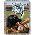 Florida Marlins MLB "Home Field Advantage" 48" x 60" Tapestry Throw