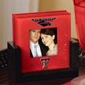 Texas Tech Red Raiders NCAA College Art Glass Photo Frame Coaster Set