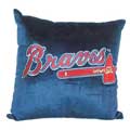 Atlanta Braves Team Denim 16" Pillow