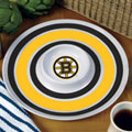 Boston Bruins NHL 14" Round Melamine Chip and Dip Bowl