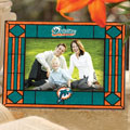 Miami Dolphins NFL 6.5" x 9" Horizontal Art-Glass Frame