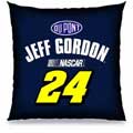#24 Jeff Gordon 18" Blue Dupont Toss Pillow
