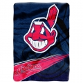 Cleveland Indians MLB "Speed" 60" x 80" Super Plush Throw