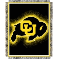 Colorado Buffaloes NCAA College "Focus" 48" x 60" Triple Woven Jacquard Throw