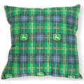 John Deere Plaid Pillow