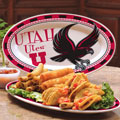 Utah Utes NCAA College 12" Ceramic Oval Platter