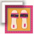 Tres Chic Shoes I - Framed Print