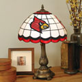 Louisville Cardinals NCAA College Stained Glass Tiffany Table Lamp