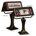 Atlanta Falcons NFL Art Glass Bankers Lamp