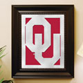 Oklahoma Sooners NCAA College Laser Cut Framed Logo Wall Art