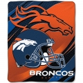 Denver Broncos NFL Micro Raschel Blanket 50" x 60"