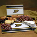 Purdue Boilermakers NCAA College Glass Cutting Board Set
