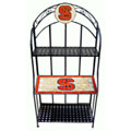 NCAA North Carolina State Wolfpack Stained Glass Bakers Rack