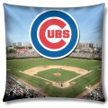 Chicago Cubs MLB "Stadium" 18"x18" Dye Sublimation Pillow