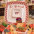 Virginia Tech Hokies NCAA College 14" Gameday Ceramic Chip and Dip Tray