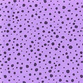 Wanda Royal Euro Style Sham - Purple Dot