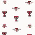Texas Tech Red Raiders Ruffled Bedskirt - White