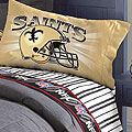 New Orleans Saints Queen Pinstripe Sheet Set