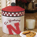 Nebraska Huskers NCAA College Gameday Ceramic Cookie Jar