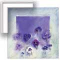 Pansy Square - Contemporary mount print with beveled edge