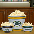 Green Bay Packers NFL Melamine 3 Bowl Serving Set