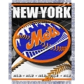 New York Mets MLB 48"x 60" Triple Woven Jacquard Throw