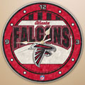 Atlanta Falcons NFL 12" Round Art Glass Wall Clock