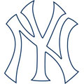 New York "NY" Logo Resized Fathead MLB Wall Graphic
